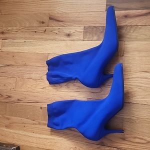 Balenciaga Blue ankle boot gentle used  worn once size 41